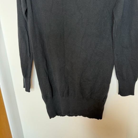 ZARA Longline Bold Edgy Tiger Design Sweater Dress Black/White Graphic Size L - Picture 8 of 12